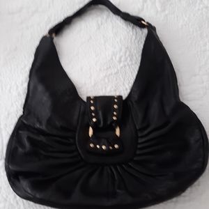 Lamb leather handbag